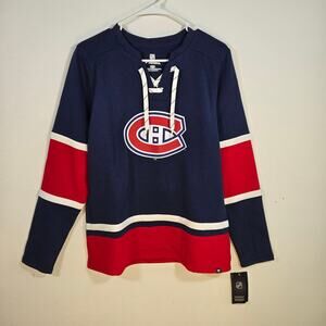 Montreal Canadians  NWT  Women's Crew Neck Sweatshirt. Size Large.